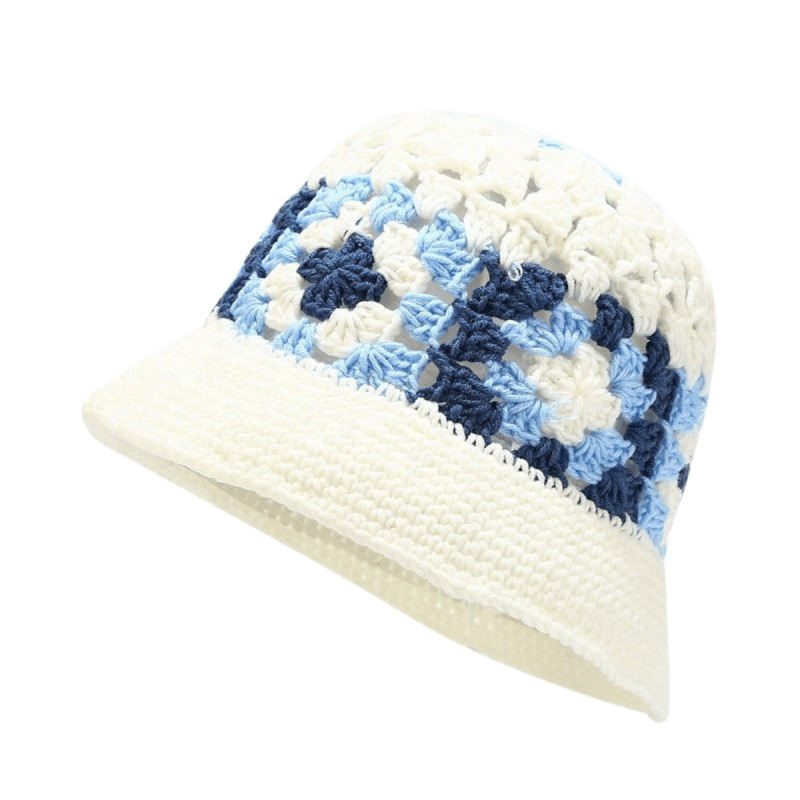 Häkelstrick-Retro-Winter-Bucket-Hat KB01 (1)