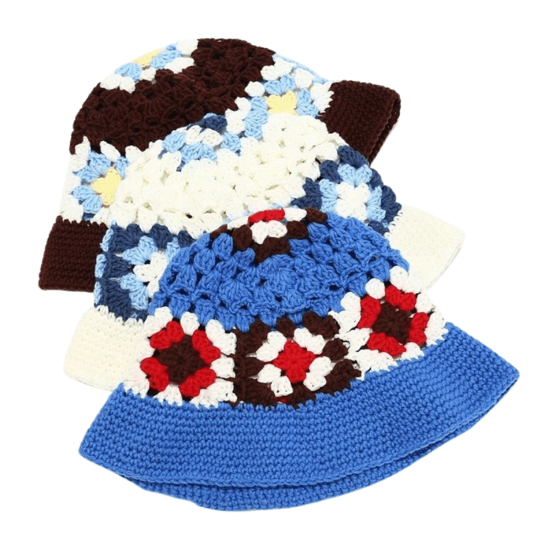 Häkelstrick-Retro-Winter-Bucket-Hat KB01 (3)