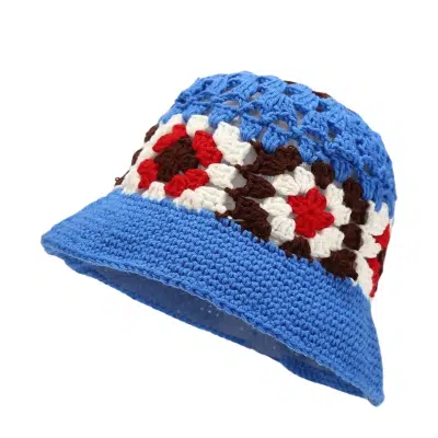Crochet Knit Retro Winter Bucket Hat KB01 (5) Crochet Knit Retro Winter Bucket Hat KB01 (5)