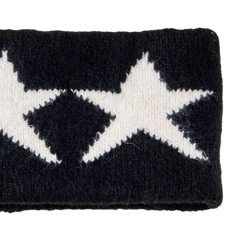 Fascia per capelli con stelle in maglia jacquard WAH01 (2)