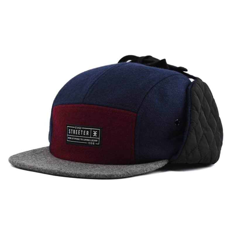 Winter 5 Panel Hats with Earflaps SFA-210425-1 (2)