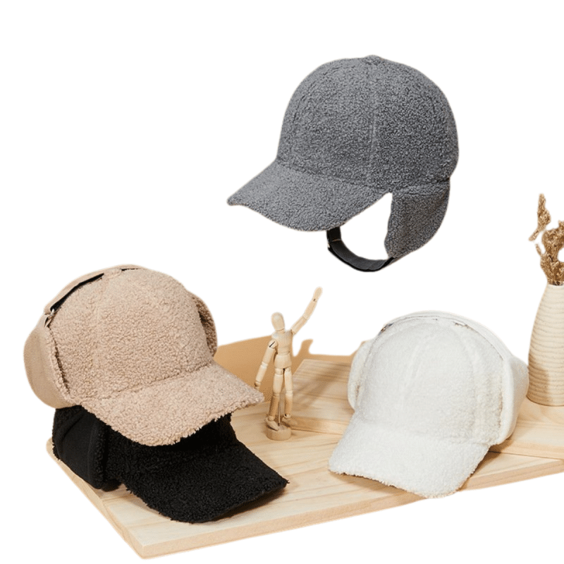 Winter Baseball Caps with Earflaps WH04 (1)