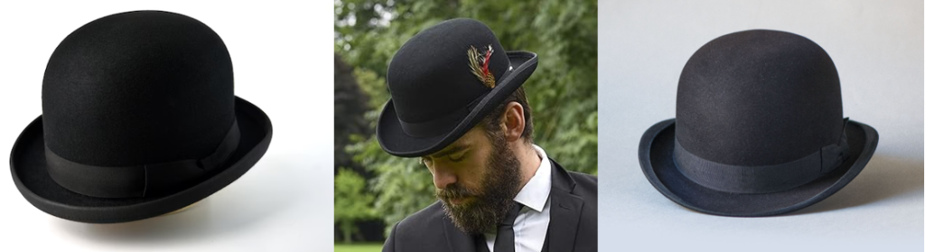 7.Bowler Hats