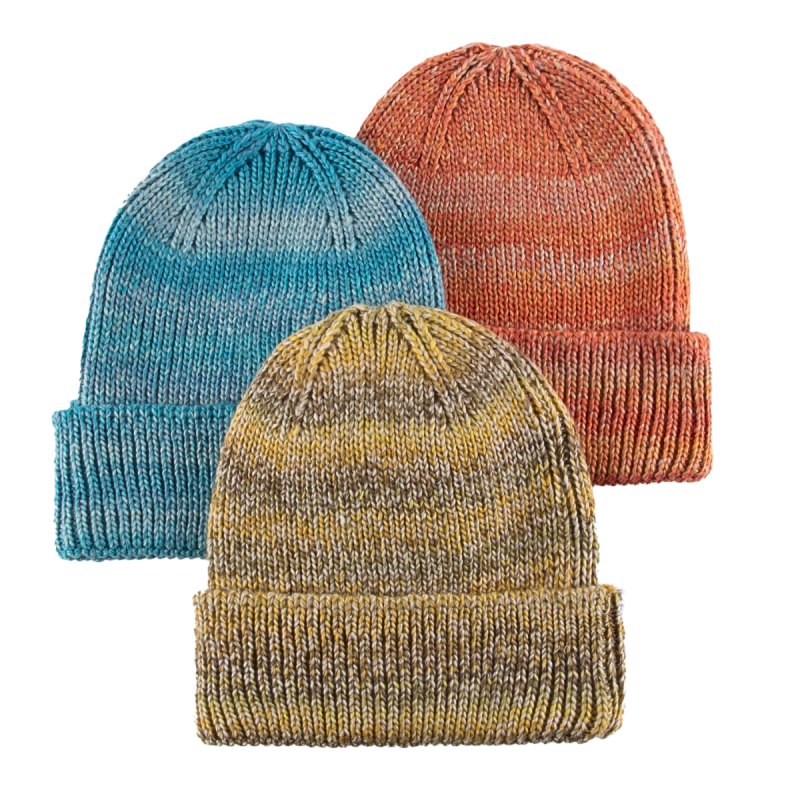 Bonnets à revers souples en tricot jacquard BB-231017-4 (4)