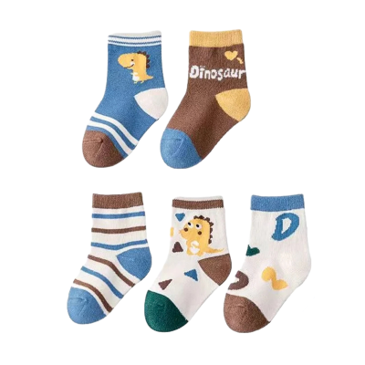 Little Kids Cute Pattern Crew Socks Wk2410-06 (1)