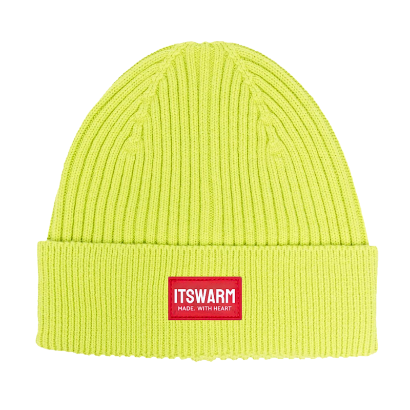 Silicone Patch Plain Cuffed Beanies Wb2410-18 (4)