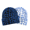 Zweifarbige Jacquard-Strickmütze mit Umschlag BB-231017-5 (4)