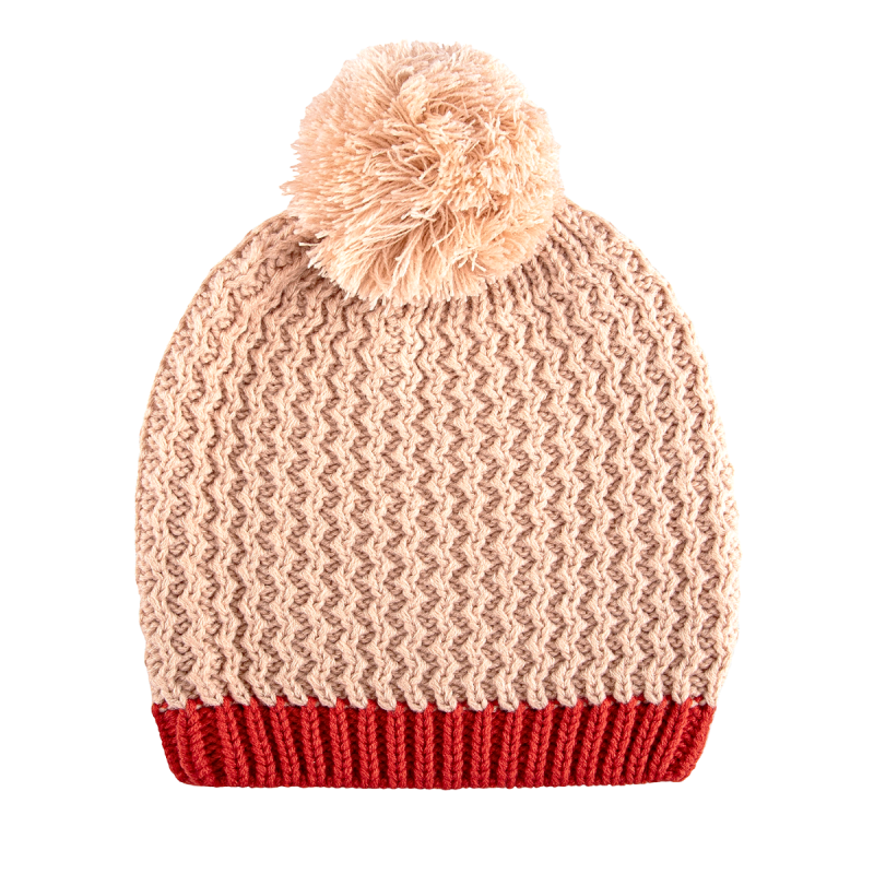 Berretti con pompon bicolore SFA-230829-12 (5)
