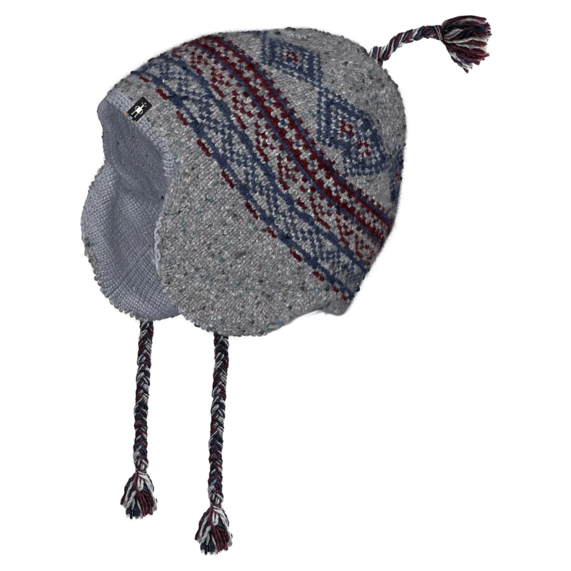 Bunte Strickmützen mit Ohrenklappen und Riemen We2014-02 (2)