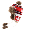 Winter Jacquard Faux Fur Earflap Beanies We2410-04 (4)