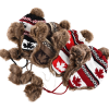 Winter Jacquard Faux Fur Earflap Beanies We2410-04 (5)