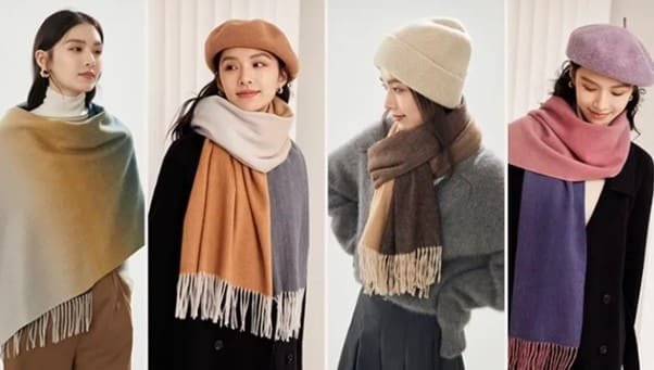 カシミアのストール