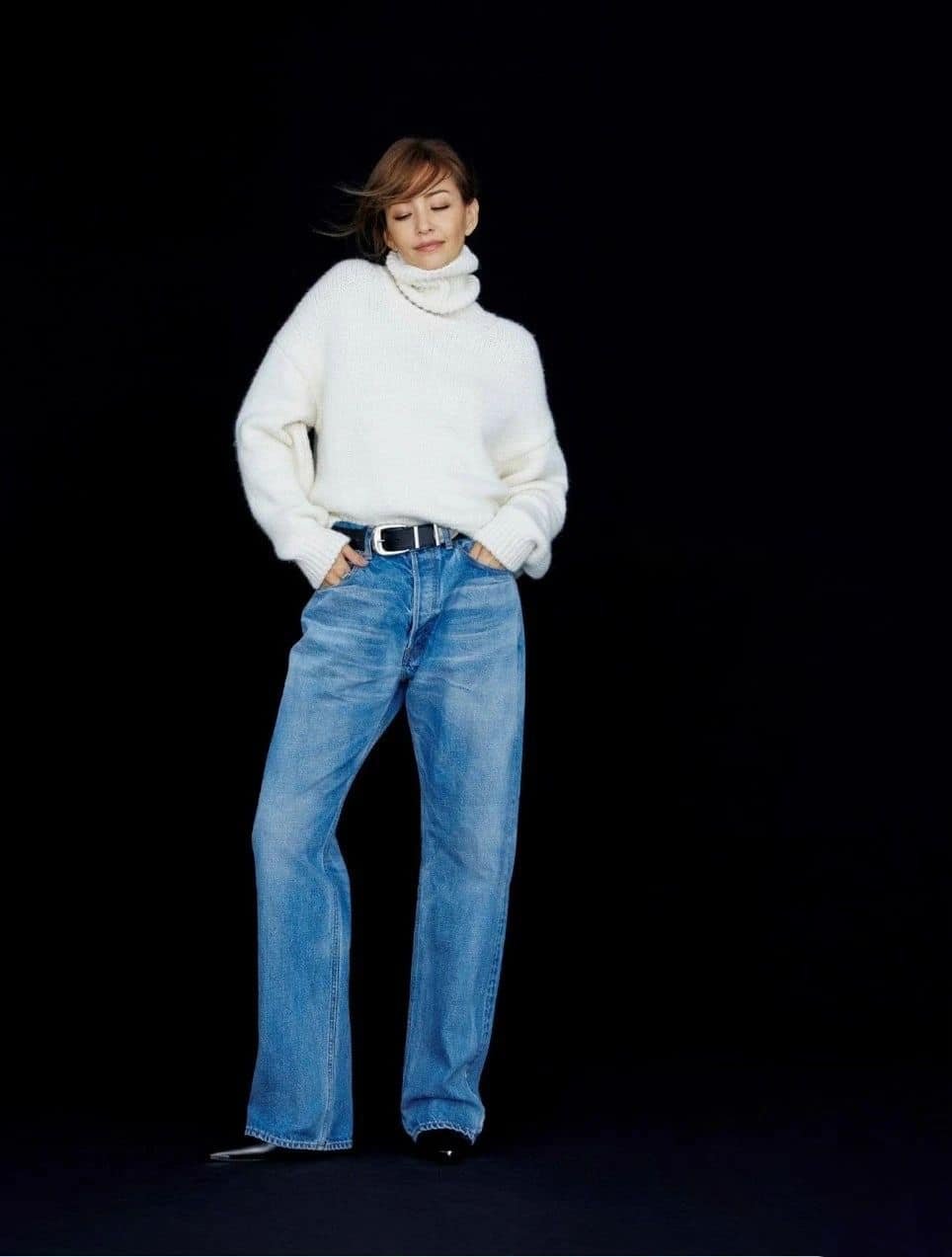 Milky white sweater