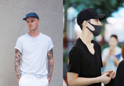 Flat or Curved brim baseball cap