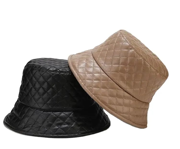 leather-bucket-hats Leather Bucket Hats