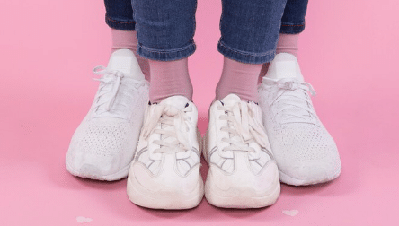 weiße Schuhe