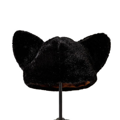 BlackWhite Cute Ears Warm Bucket Hats Wwbh2410-010 (2) BlackWhite Cute Ears Warm Bucket Hats Wwbh2410-010 (2)