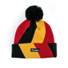 Farbkontrast-Webetikett-Pompon-Mützen SFG-210409-1 (1)