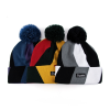 Farbkontrast-Webetikett-Pompon-Mützen SFG-210409-1 (4)