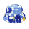 Cappelli a secchiello in pelliccia sintetica jacquard colorata Wwbh2410-03 (6)