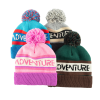 Custom Multicaolor Jacquard Pompom Beanies BP-231017-1 (2) Custom Multicolor Jacquard Pompom Beanies BP-231017-1