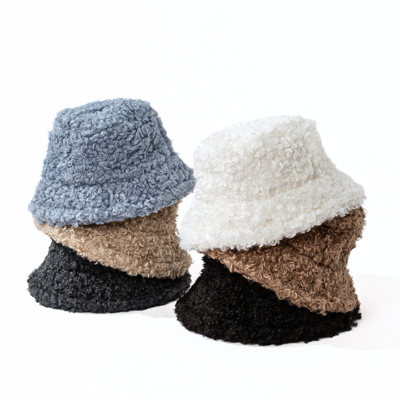 Chapeaux d'hiver en fausse fourrure unis personnalisés Wwbh2410-09 (8)