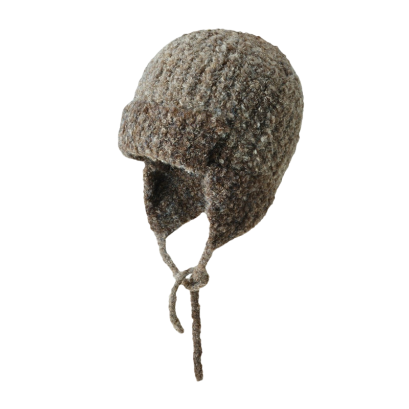 Custom Variegated Knit Earflap Beanies Wt2410-8 (3)