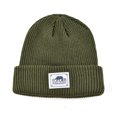 Custom Woven Label Plain Cuffed Beanies 20201012-2Ckim (3)