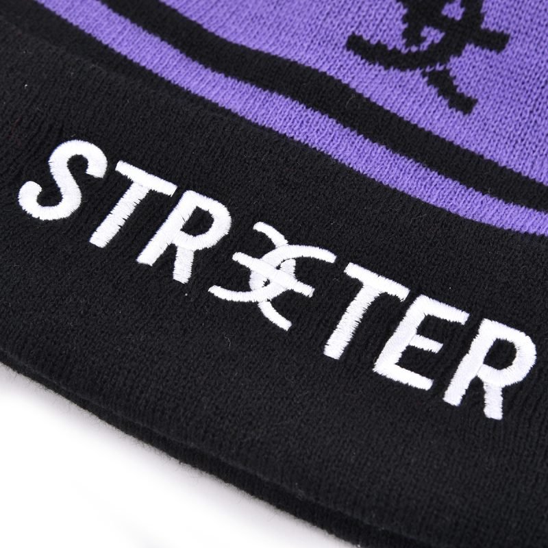 Embroidered Jacquard Knitted Pompom Beanie KN2101251 (3) Embroidered Jacquard Knitted Pompom Beanie KN2101251 (3)