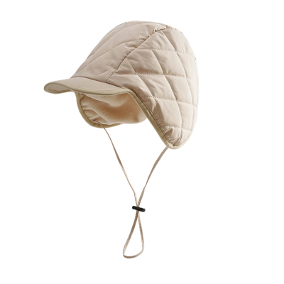 Plain-Colored Winter Drawstring Brimmed Earflap Hats We2410-5 (4) Plain-Colored Winter Drawstring Brimmed Earflap Hats We2410-5 (4)