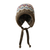 Variegated Knitted Long Earflap Beanies Wbeh2410-03 (2) Variegated Knitted Long Earflap Beanies Wbeh2410-03 (2)
