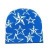 Maßgeschneiderte, manschettenlose Acryl-Jacquard-Mütze mit Stern-Logo für Sportler