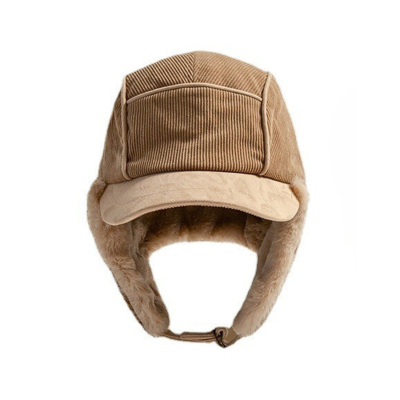 Winter Warm Plain Faux Fur Earflap Hats We2410-7 (1)