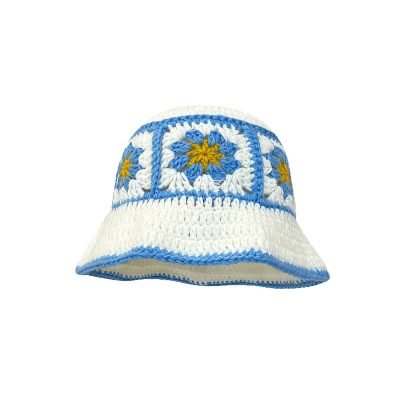 custom knitted bucket hat