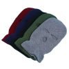 Cappello invernale con maschera da sci a 3 fori in acrilico colorato puro di design
