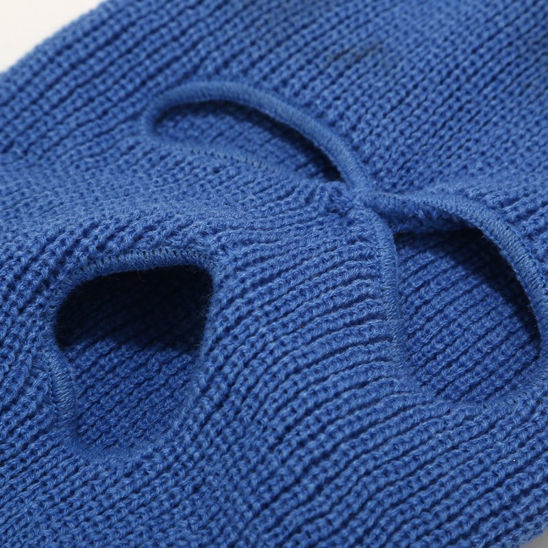 Cappello invernale con maschera da sci a 3 fori in acrilico colorato puro di design
