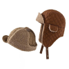 Set di cappelli da cacciatore con paraorecchie e fibbia, tinta unita, Wt2410-5