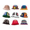 Cappello da pescatore lavorato a maglia, nuovo modello estivo colorato personalizzabile
