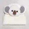 カスタム かわいい動物柄 ベビーニットビーニー