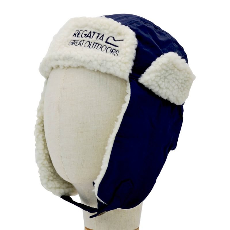 Maßgefertigte wasserdichte Winter-Trapper-Mütze mit Ohrenklappen aus Nylon