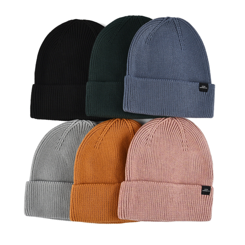 100% rPET Bonnet à revers uni PB-FB0031, combo - 1