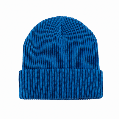 Blue 100% rPET Twisted Knit Cuffed Beanies RP-BN03 Blue 100% rPET Twisted Knit Cuffed Beanies RP-BN03