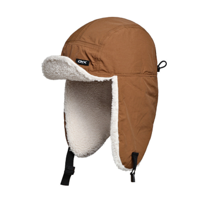 Brown Custom Adjustable Earflap Trapper Hats Wt2410-7 Brown Custom Adjustable Earflap Trapper Hats Wt2410-7