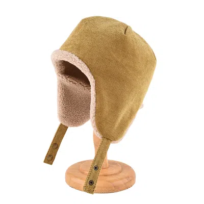 Champagne Winter Plush Brimless Earflap Hats Wbeh2410-07 Champagne Winter Plush Brimless Earflap Hats Wbeh2410-07