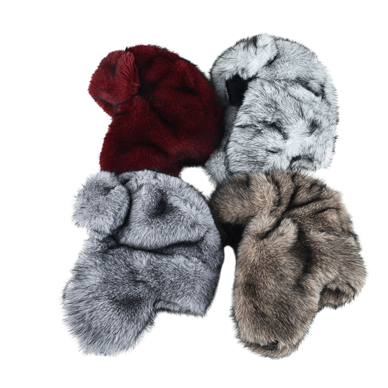 Cappelli da cacciatore con paraorecchie in morbida pelliccia sintetica Wt2410-14, Combo