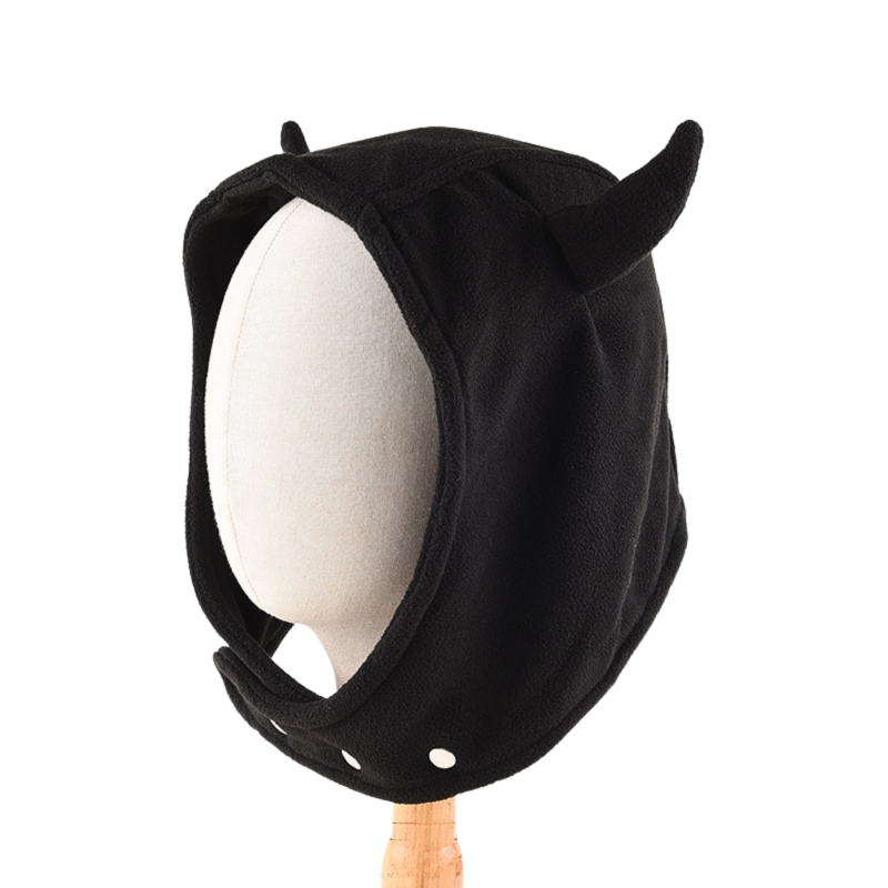 Hooded Horns Button Earflap Hats Wbeh2410-06 (3)