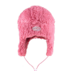 Cappelli con paraorecchie in pelliccia sintetica con toppa personalizzata rosa Wbeh2410-08