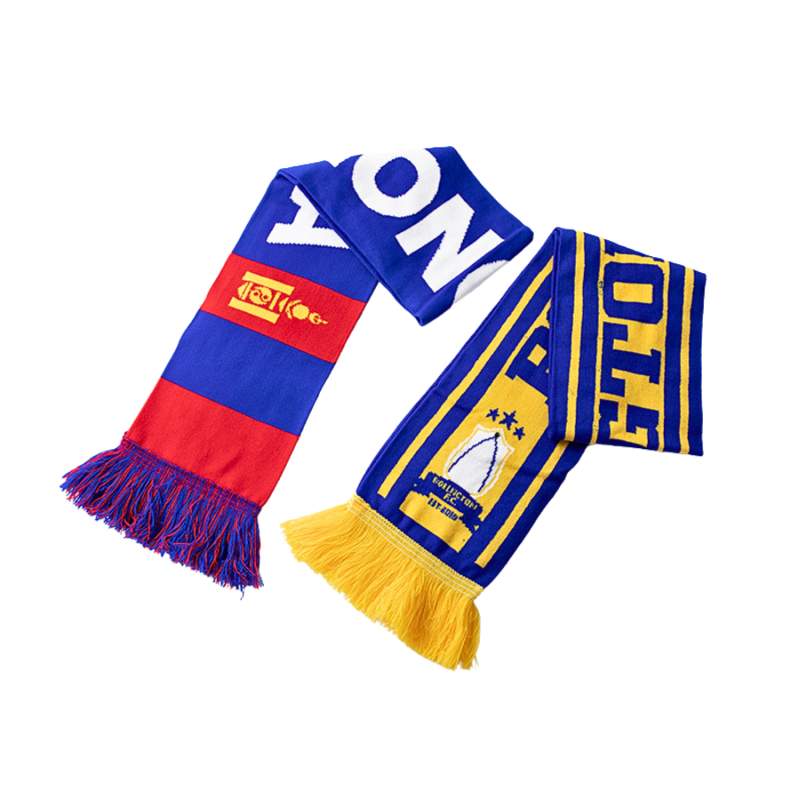 Winter Jacquard Tassel Football Scarves Wa24010-04, combo- loose Winter Jacquard Tassel Football Scarves Wa24010-04, combo- loose