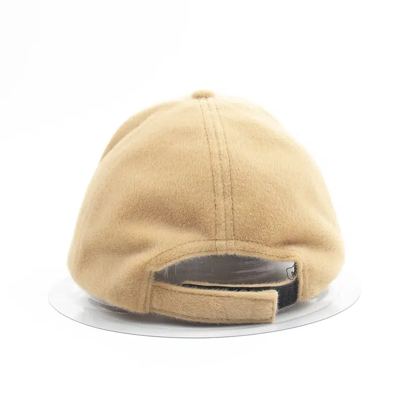 Cappellino da baseball invernale in cotone felpato a 6 pannelli, tinta unita, personalizzabile
