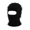 Großhandel Maßgeschneiderte gestrickte Vollgesichtsmaske Distressed Polyester Balaclava